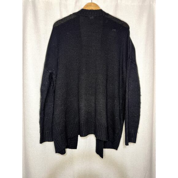 Holiday Time Black Christmas Sequin Ugly Christmas Cardigan Sweater - Picture 5 of 6